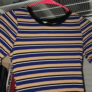 F21 retro ringer knit tee